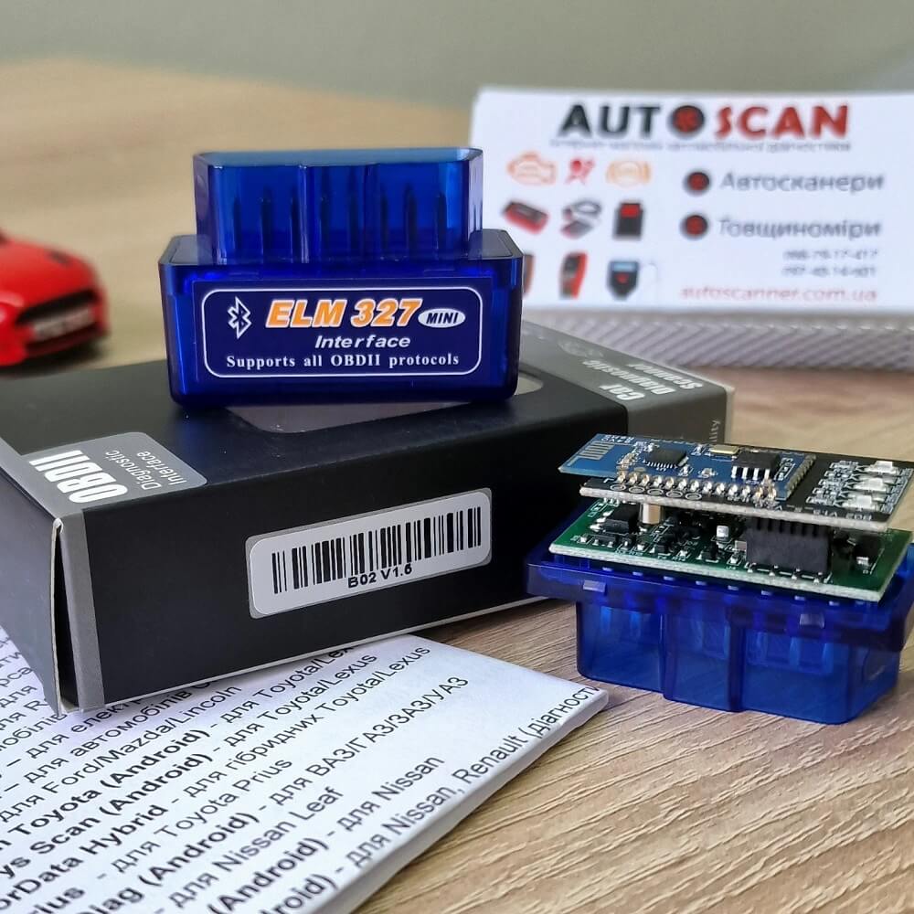 Сканер ELM327 1.5v PIC18F25K80 Bluetooth