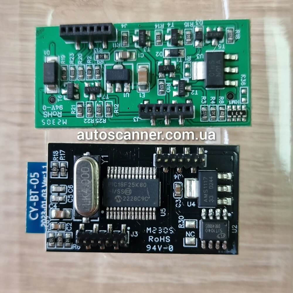 Сканер ELM327 1.5v PIC18F25K80 Bluetooth