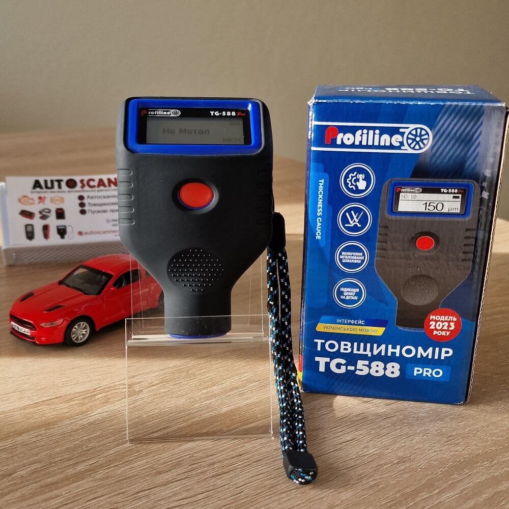 Товщиномір Profiline TG-588 Pro з цинком